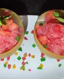 Watermelon sorbet