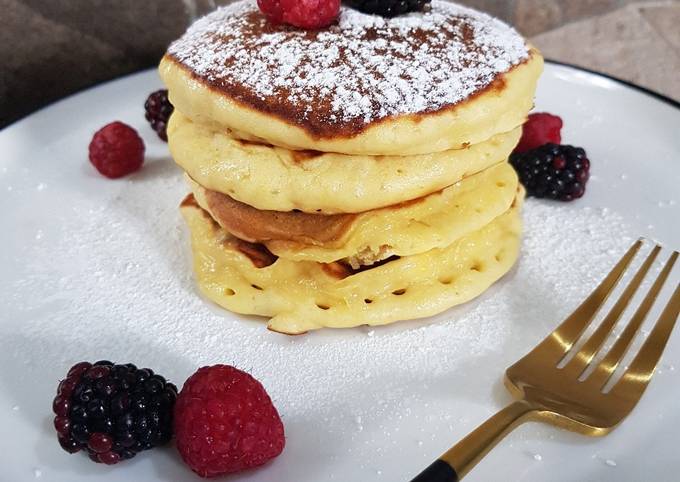 Resep Fluffy Yoghurt Pancake Oleh MamiNa - Cookpad