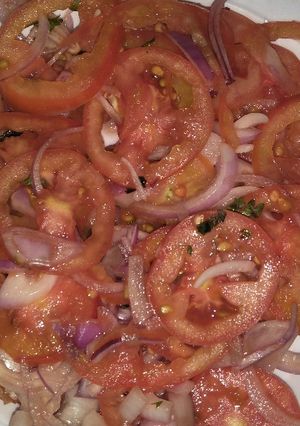 A picture of Kachumbari.