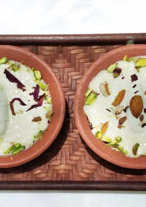 A picture of Paneer Rabdi Roll.