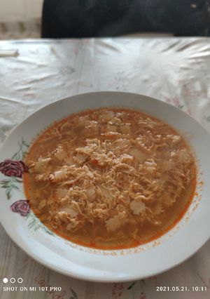 Tojás leves recept fotója