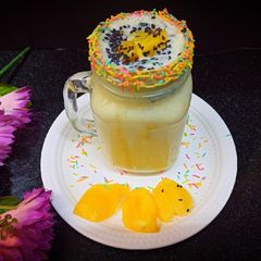 Jackfruit milkshake A picture of Jackfruit milkshake.