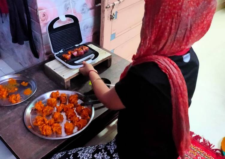 Steps to Prepare Paneer tikkaa in 25 Minutes for Family