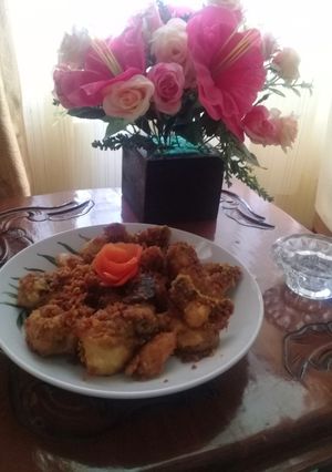 Foto resep Ayam goreng kremes home made