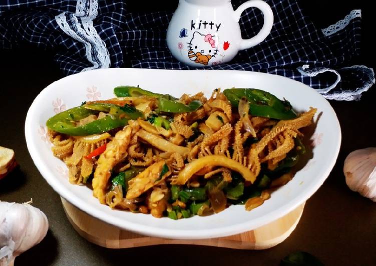 💟 Babat Sapi Tumis Cabe Hijau 💟 #Ketopad_CP_Jerohan