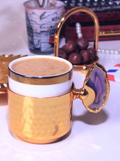 صورة لوصفة طريقة قهوة البندق وجوز الهند 👌🏻❤️