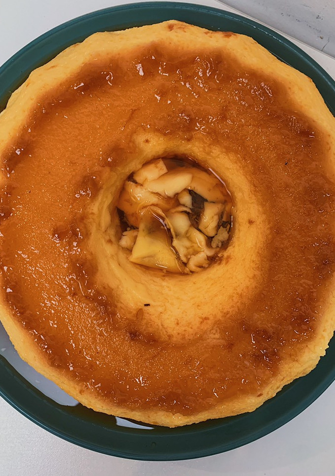Una foto de Flan casero