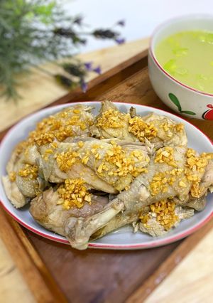 Foto resep Pekcamkee / Ayam Rebus ala Hainan