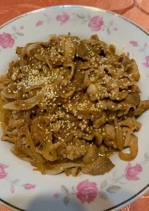 沙茶洋蔥山豬肉 的食譜成品照片