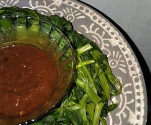 Resep mudah 73. Rujak Kangkung Paling Enak