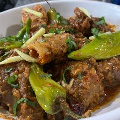 A picture of Karahi Gosht/ Restaurant Style Mutton Karahi.