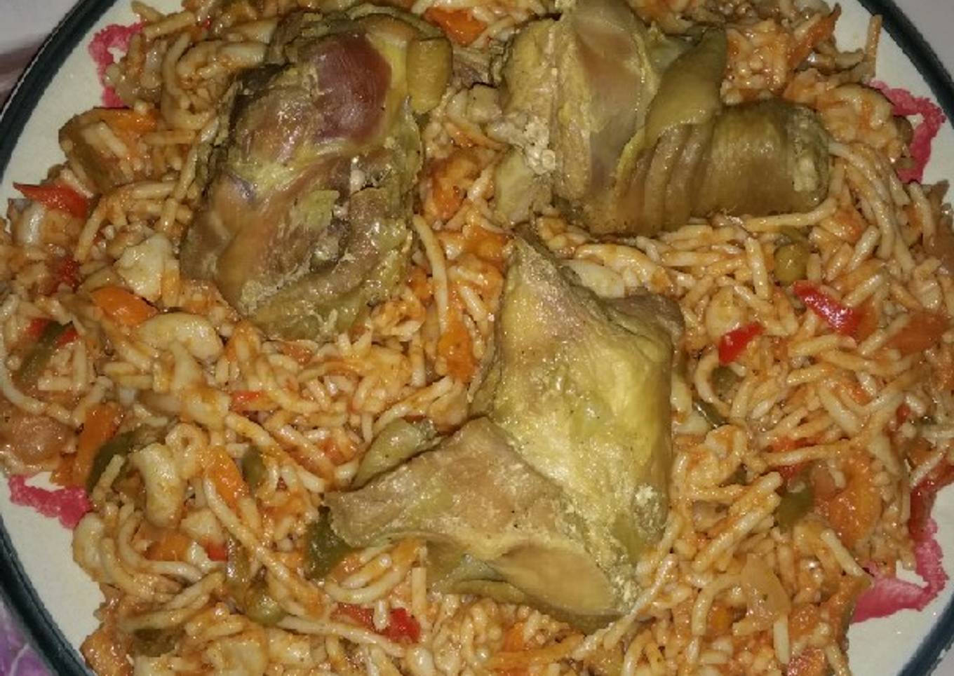 Vegetable Pasta and Chicken