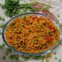A picture of #TR peas Pulao.