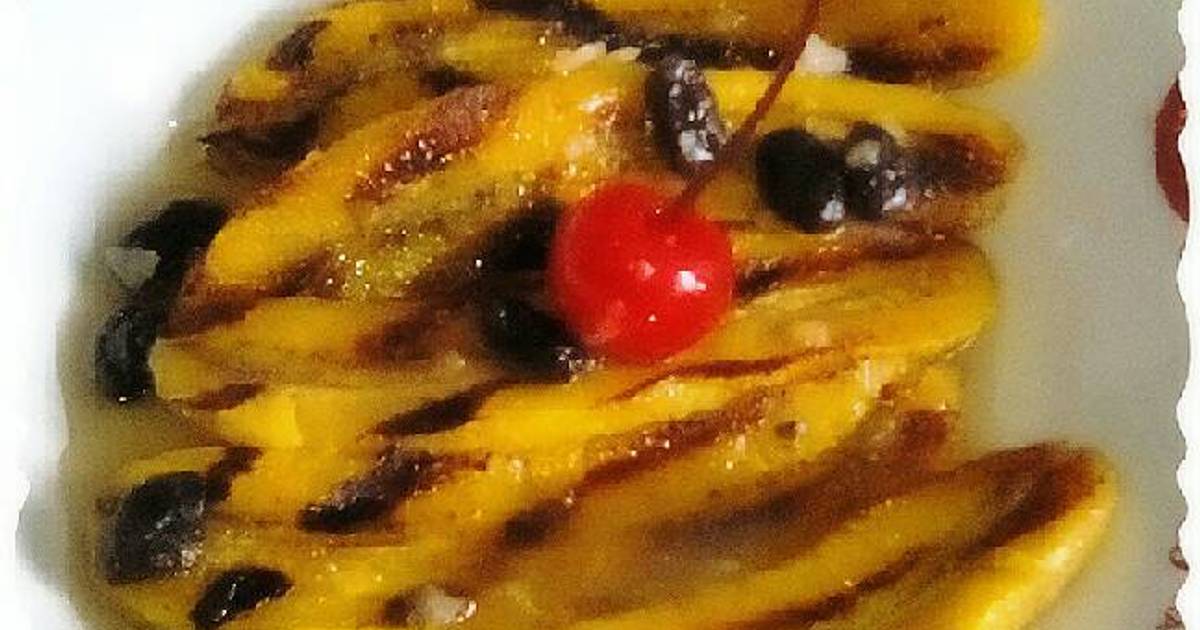 Resep Pisang Bakar Dengan Topping Caramel Sauce Oleh Dapur Mba Mer A Ka