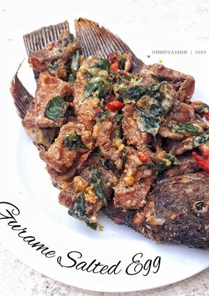Foto resep Gurame Saus Telur Asin/Gurame Salted Egg