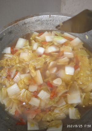 Foto resep Tumis oseng sawi putih