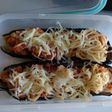 Berenjenas de pollo y tomate al microondas para tupper