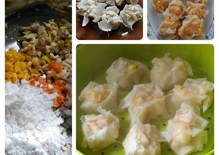 Siomay udang ayam simple