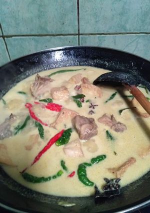 Foto resep Gulai Kurma Ayam (opor ayam Padang)
