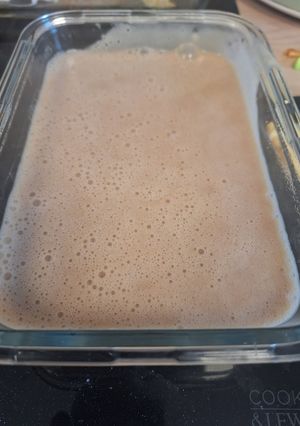 Une photo de Crème dessert noisette miel