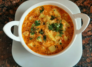 A picture of Dahi wali lauki ki sabji.