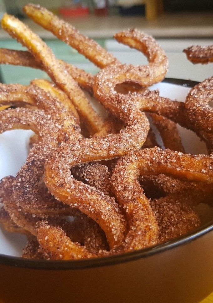 Kakaós-fahéjas churros recept fotója