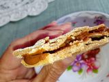 Alfajores tabletas c/dulce de leche tipo Dubai