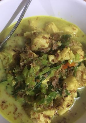 Foto resep Ayam masak kuning kemangi