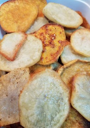 A picture of Baked MoJo's Fries.