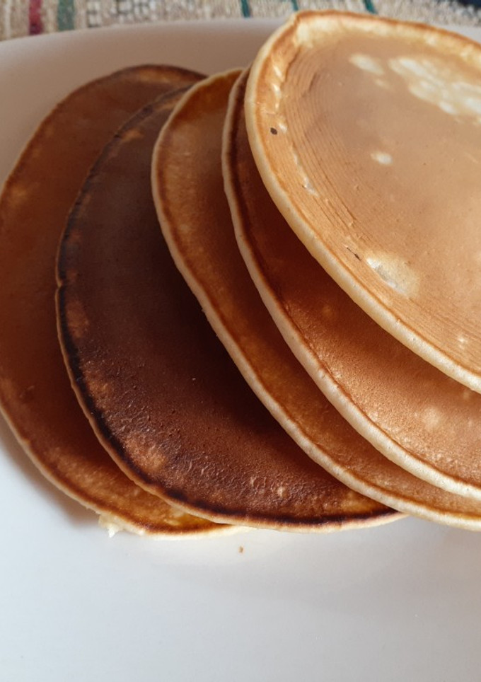 Una foto de Hot cakes o panqueques americanos
