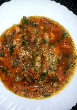A picture of Beef stew.