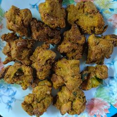 Mint Cashewnut pakoda A picture of Mint Cashewnut pakoda.