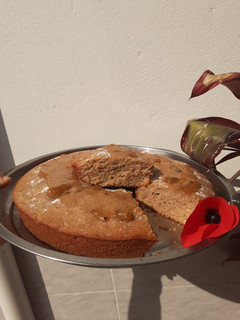 Una foto de Budín de pera ultra fácil ❤🍐