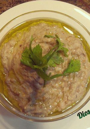 Una foto de Crema de berenjena (Baba ganush)