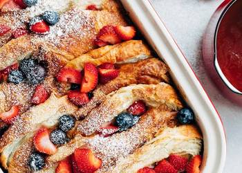 Easiest Way to Recipe Perfect Baked Croissant French Toast