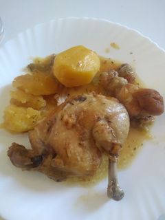 Una foto de Pollo "asado" en olla rápida