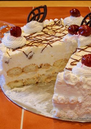 Sütés nélküli Oroszkrém torta recept fotója