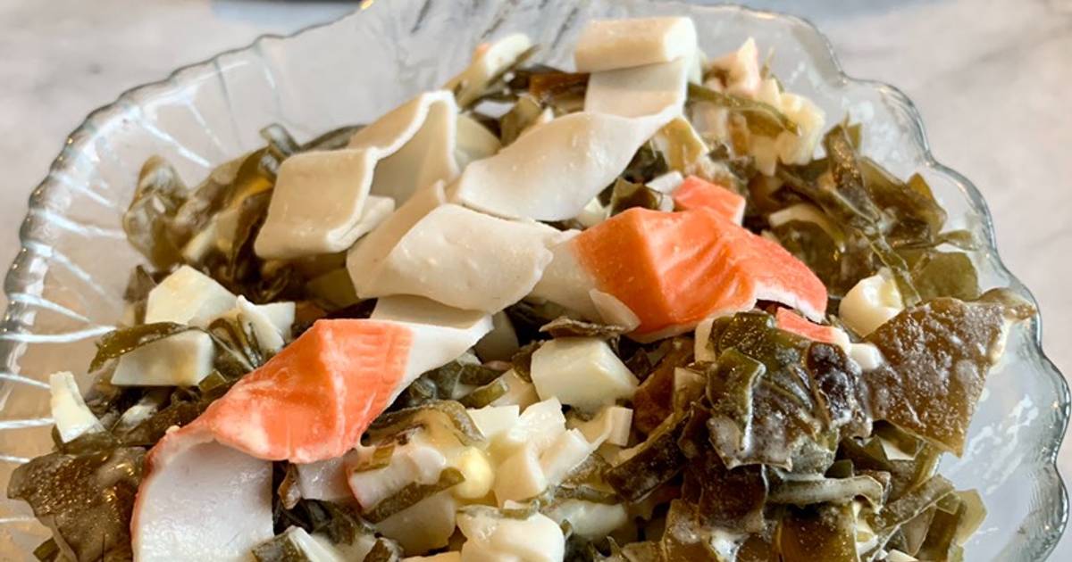 Блюда с морской капустой и творогом