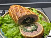 Una foto di ricette con pasta brisè con prosciutto