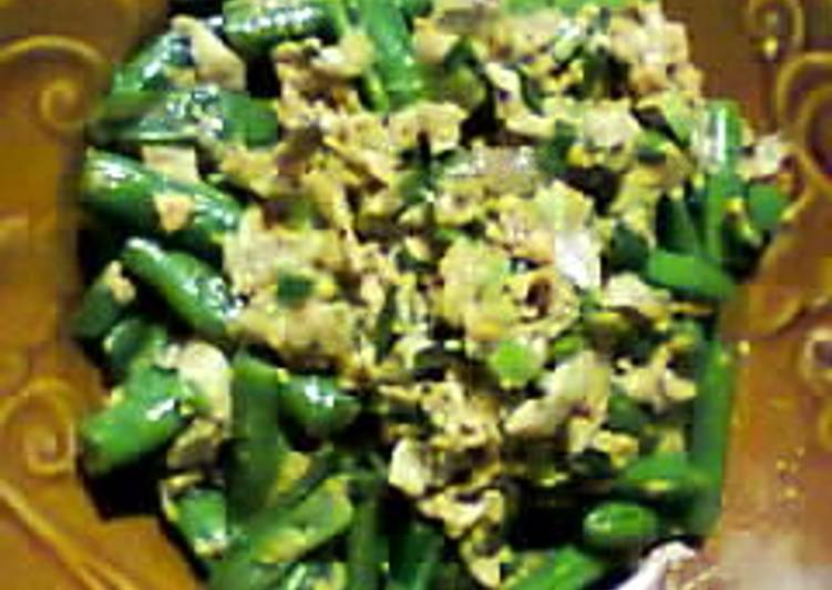 Oseng Buncis Orak Arik Telur