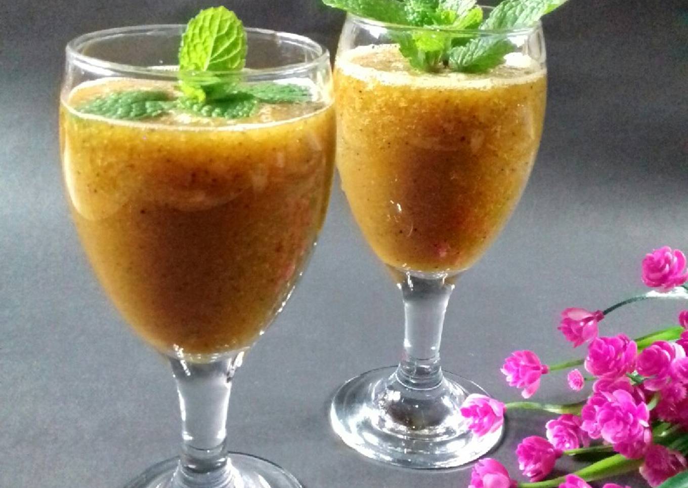 Jus Pepaya, Biji Pepaya dan Mint