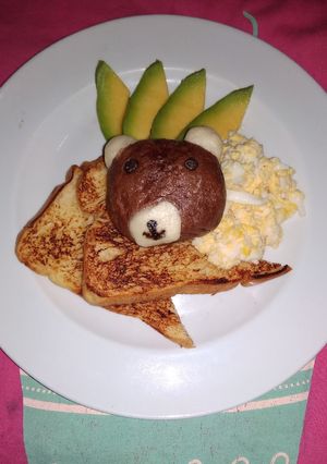 Foto resep Roti bakar telur rebus