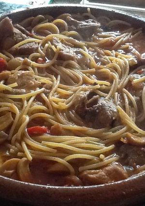Una foto de Fideos a la cazuela (a mi estilo)