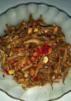 Foto resep Tumis Ikan teri & kacang tanah