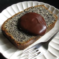 Black Sesame & Coconut Milk Cake A picture of Black Sesame & Coconut Milk Cake.