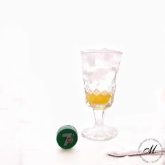 A picture of Mango shrub spritzer.