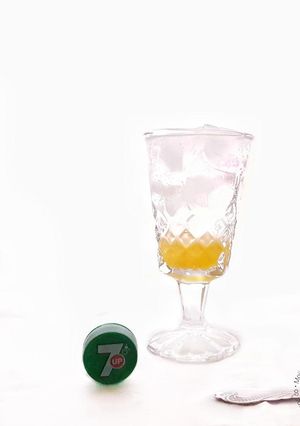 A picture of Mango shrub spritzer.