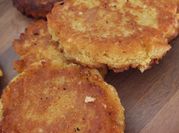 Una foto de hamburguesa de garbanzo