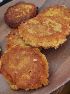 Una foto de Hamburguesa de garbanzos