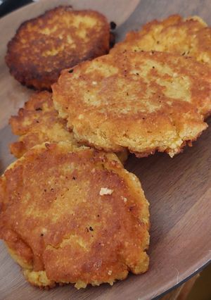Una foto de Hamburguesa de garbanzos